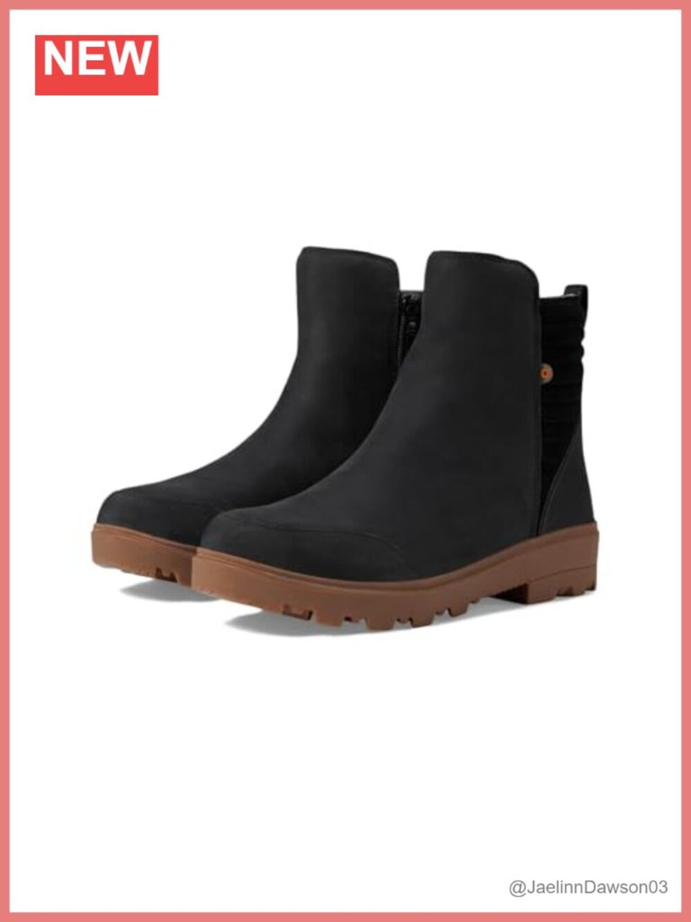 Holly Zip Leather II Waterproof Ankle Boot - Women's Rain Footwear